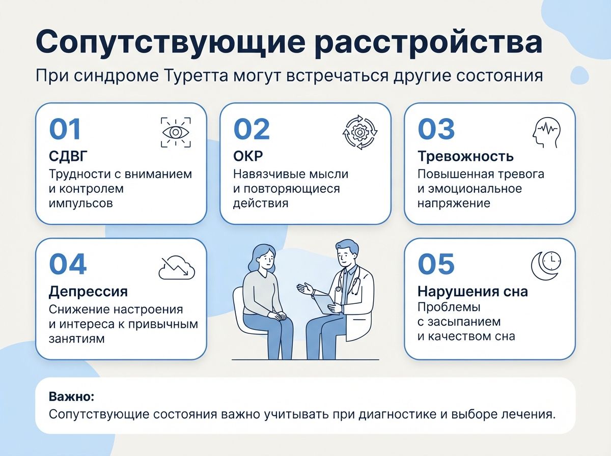 Лечение синдрома Туретта в Аркадаке инфографика